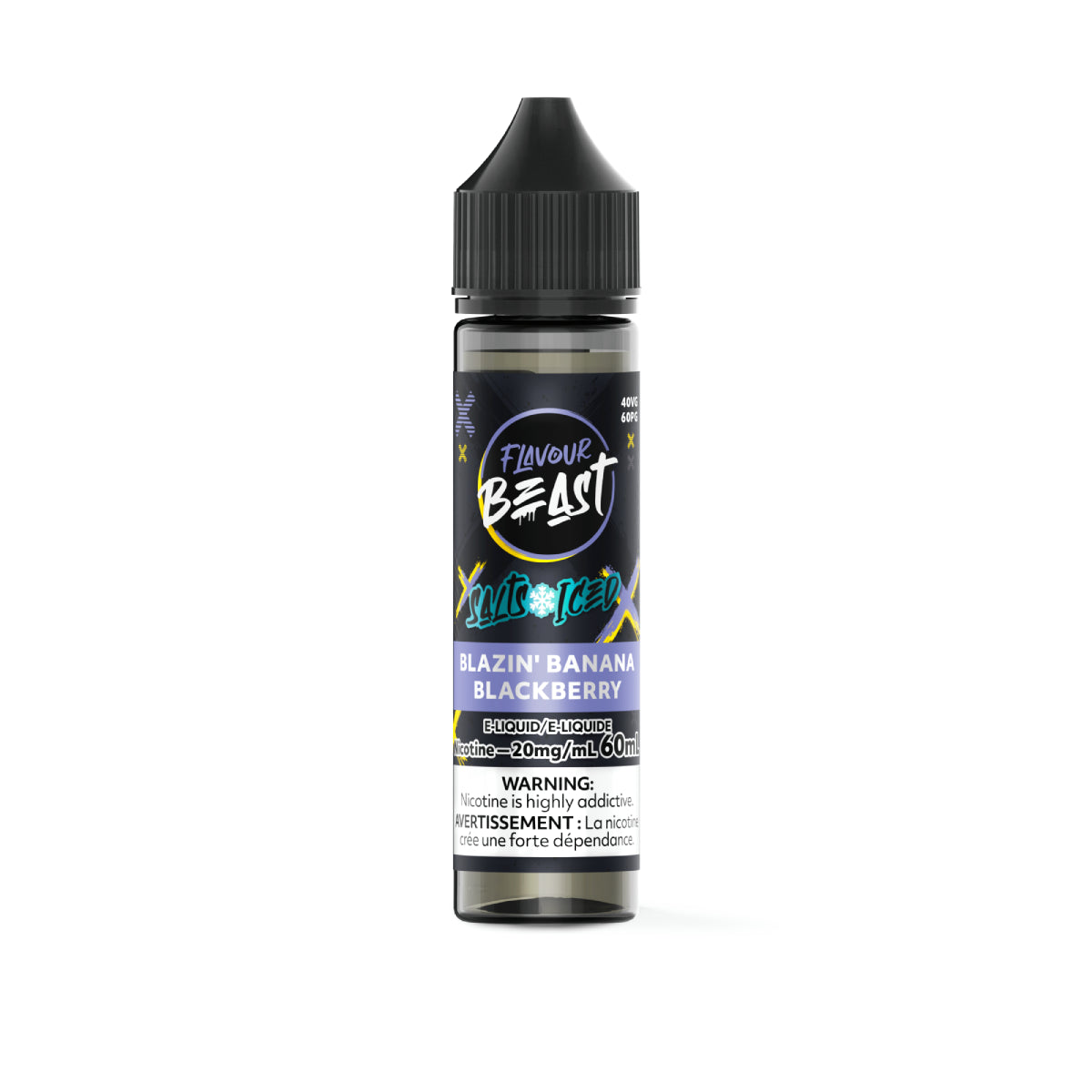 Flavour Beast E-Liquid, 60mL Salt, 20mg/mL