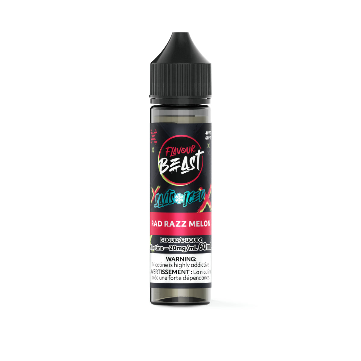 Flavour Beast E-Liquid, 60mL Salt, 20mg/mL